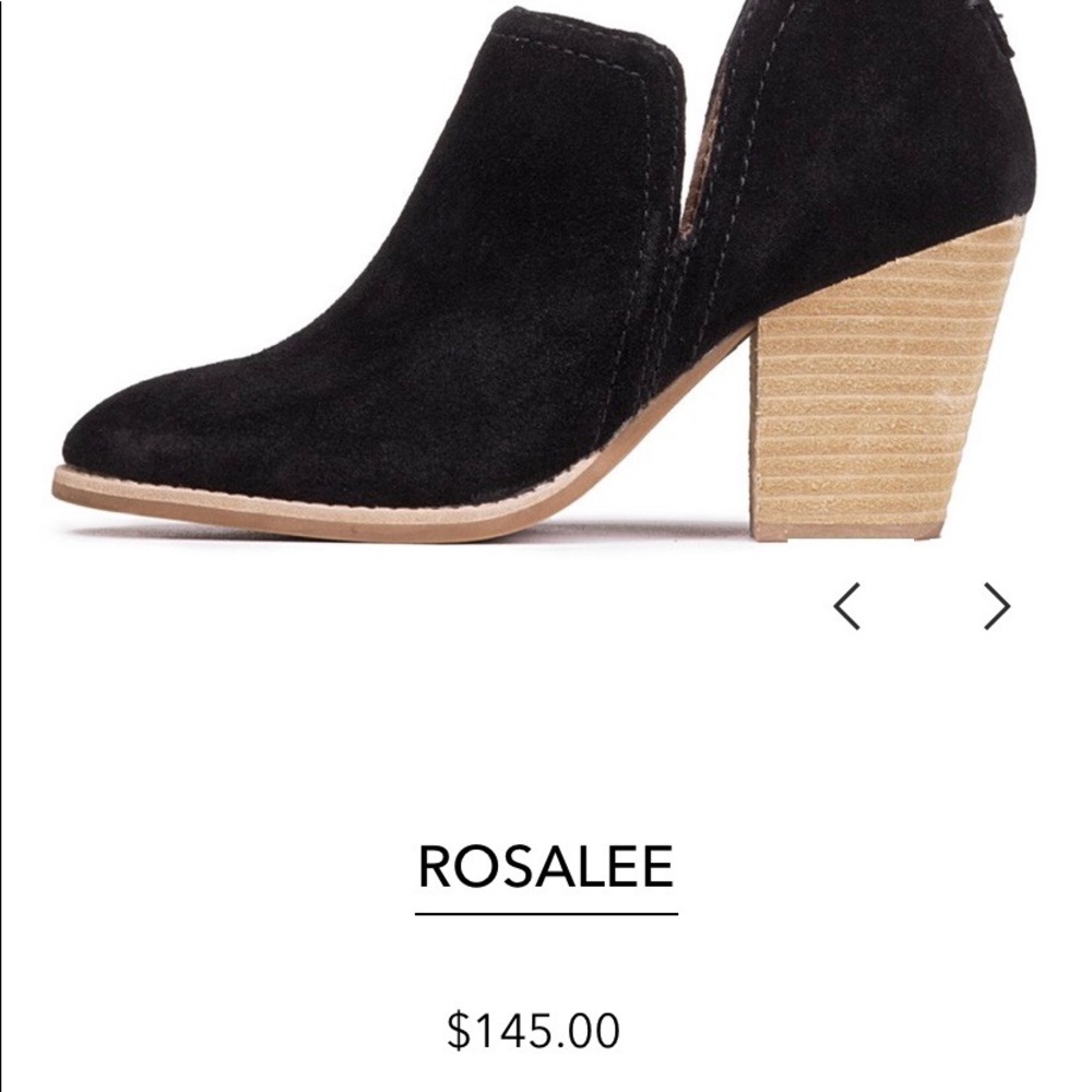 Jeffrey Campbell Black Suede Booties Size6